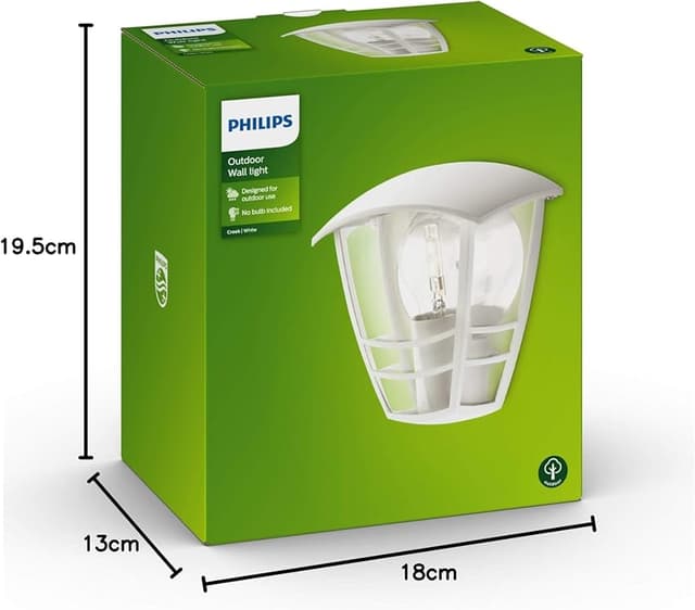 Thumbnail 4 de Philips MyGarden Creek Aplique Exterior E27 🌿 19.5 cm