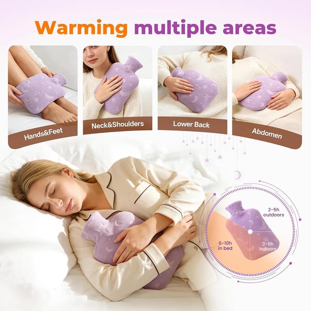 Detalle 2 de DICEVER 2L hot water bottle for cramps