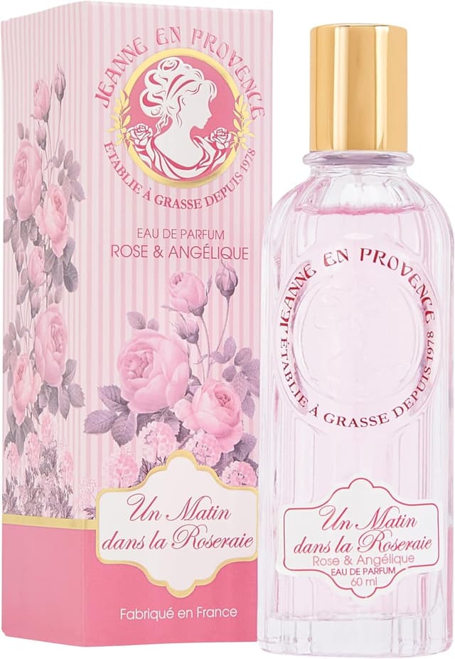 Detalle de Jeanne en Provence Eau de Parfum boisé et floral pour femme « Un matin dans la roseraie » – Picante, flacon 60 ml