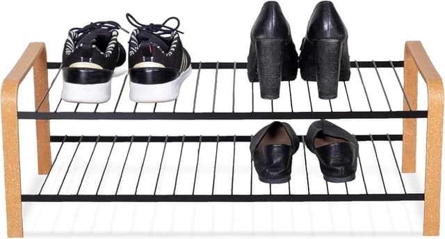 Detalle de LM 391 Schuhregal aus Öko-Holz mit 670 mm