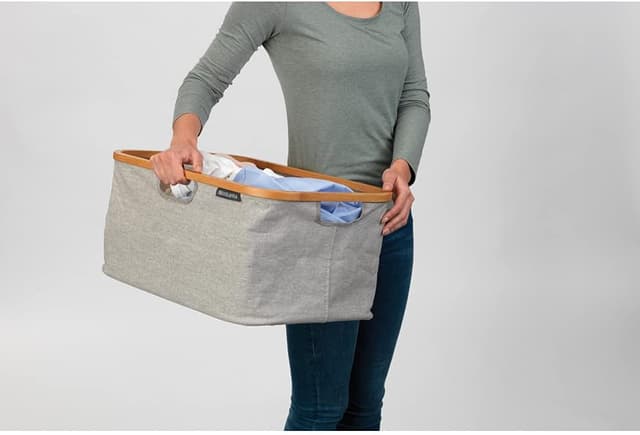 Thumbnail 6 de Brabantia Cesto Plegable con Borde de Bambú 🌿 40L