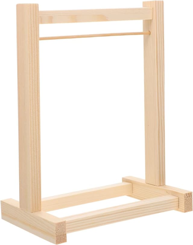 Imagen de ULTECHNOVO Puppenkleiderbügel Holz 8,27 Zoll en OfertitasTOP