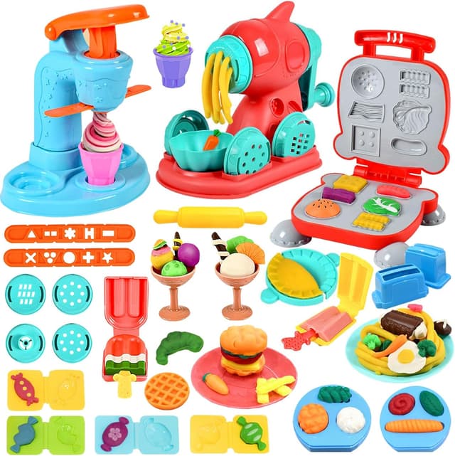 Detalle de Crelloci Play Dough Set 12 colours 🍦