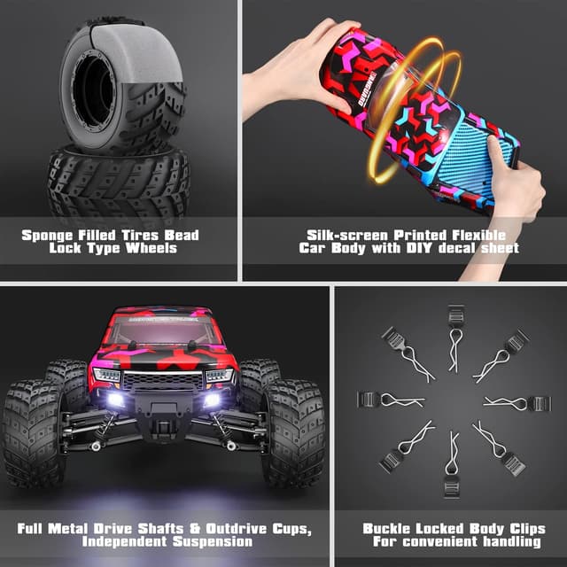 Thumbnail 4 de HAIBOXING 903 1:12 RC Monster Truck 38 km/h