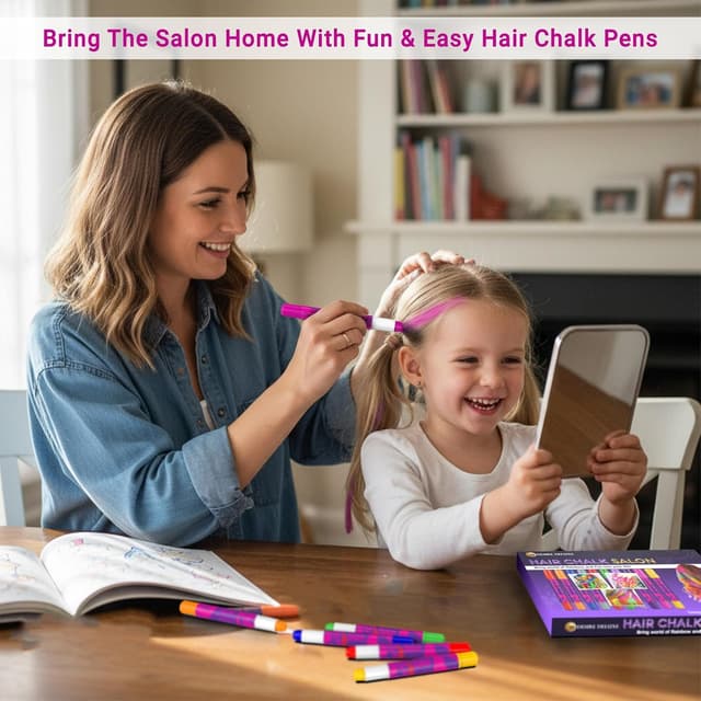 Thumbnail 3 de Desire Deluxe Hair Chalk 10-Pack 💇♀