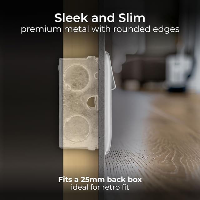 Thumbnail 5 de BG Electrical NBS22UAC22W 22W double USB socket