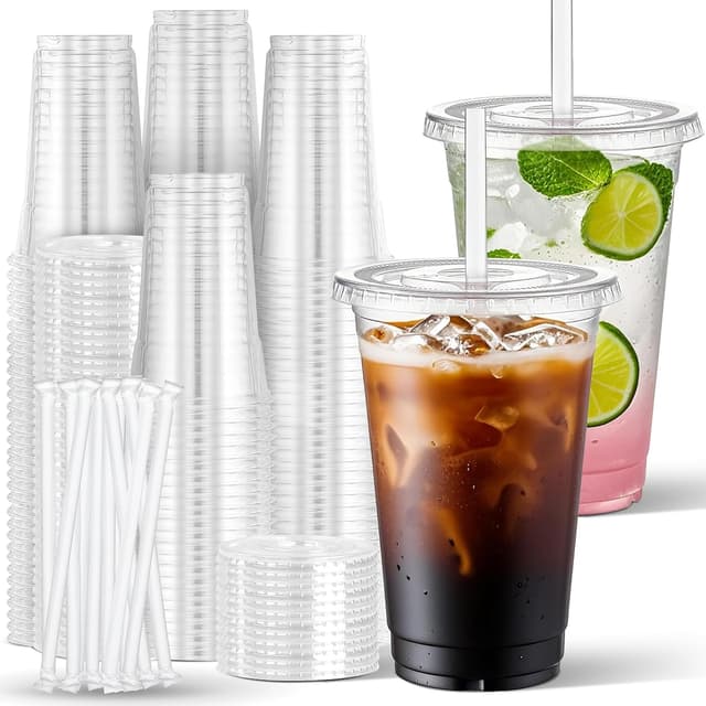 Detalle de Charmount 24 oz Clear Plastic Cups 🥤
