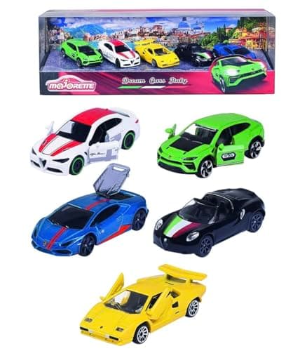 Detalle de Majorette Dream Cars Italy 5 coches 7,5 cm