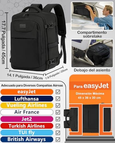 Detalle 2 de LYNXCHER Mochila Cabina 30L 45x36x20