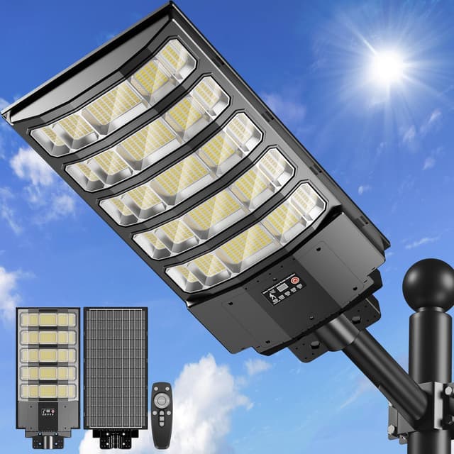 Imagen de LEKIA Farola solar 8000W 6500K en OfertitasTOP