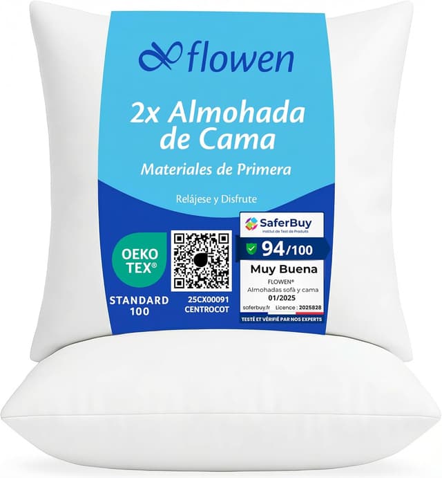 Imagen de Flowen Cojines Sofa 45x45 2 Unidades en OfertitasTOP