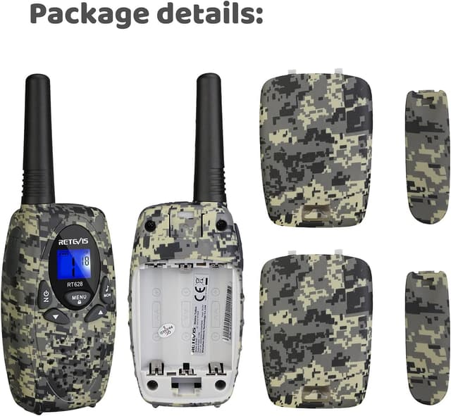 Thumbnail 6 de Retevis RT628 Talkie Walkie Enfant Camouflage