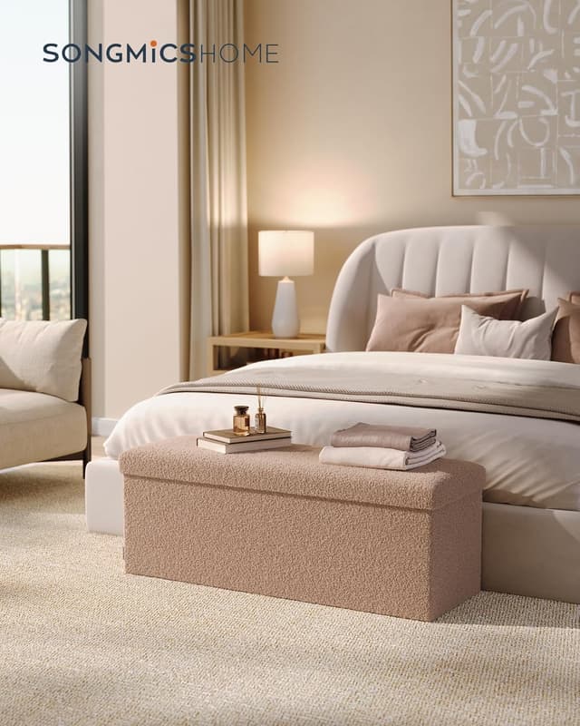 Thumbnail 1 de SONGMICS Cassapanca 38x110x38 cm cassapanca contenitore