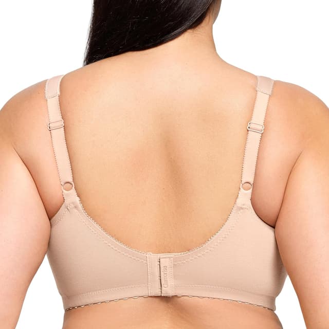 Detalle de Glamorise MagicLift Cotton Support Wirefree Full Coverage Bra #1001 (1 Pack)