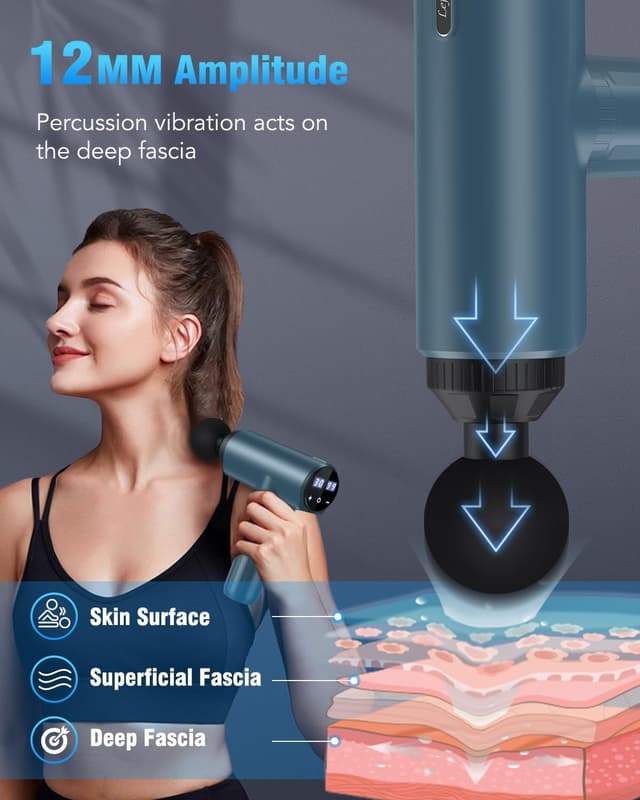 Thumbnail 4 de Lefity Pistolet Massage Musculaire 30 Niveaux