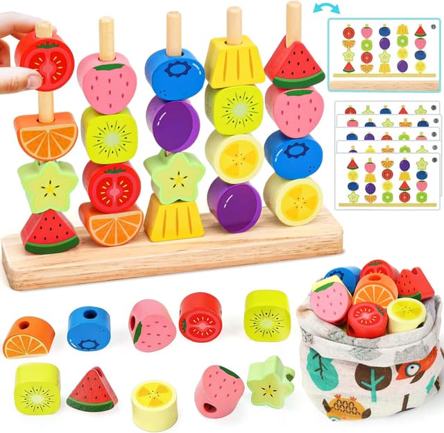 Detalle de Montessori Wooden Toddler Toys 2–5 Years