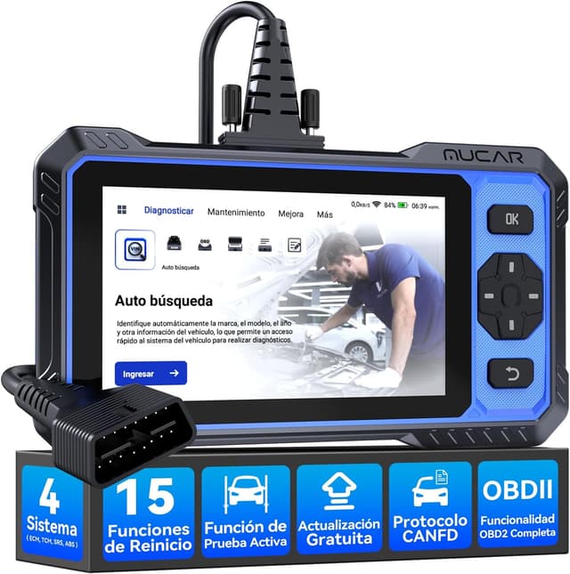 Imagen de MUCAR 632 OBD2 Diagnosis 4 sistemas en OfertitasTOP