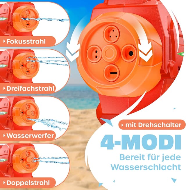 Thumbnail 4 de KESSER Wasserpistolen 2er Set Reichweite 10–11 m