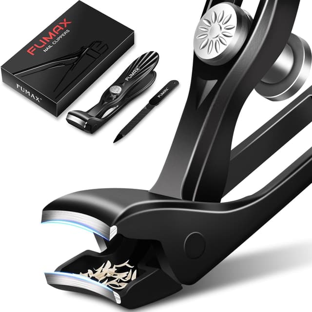 Thumbnail 6 de Nail Clippers for Thick Nails with Catcher – Wide Opening Toenail Clippers with Safety Lock (Heavy Duty)