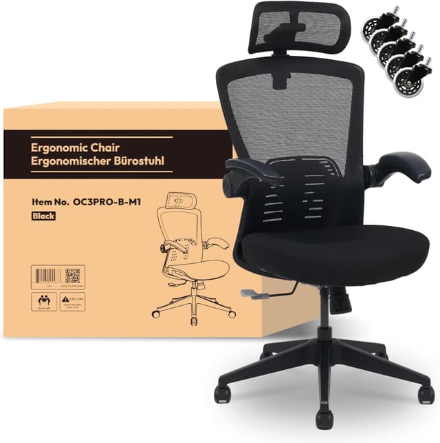 Imagen de FLEXISPOT OC3 Pro Air silla ergonómica 180 kg en OfertitasTOP