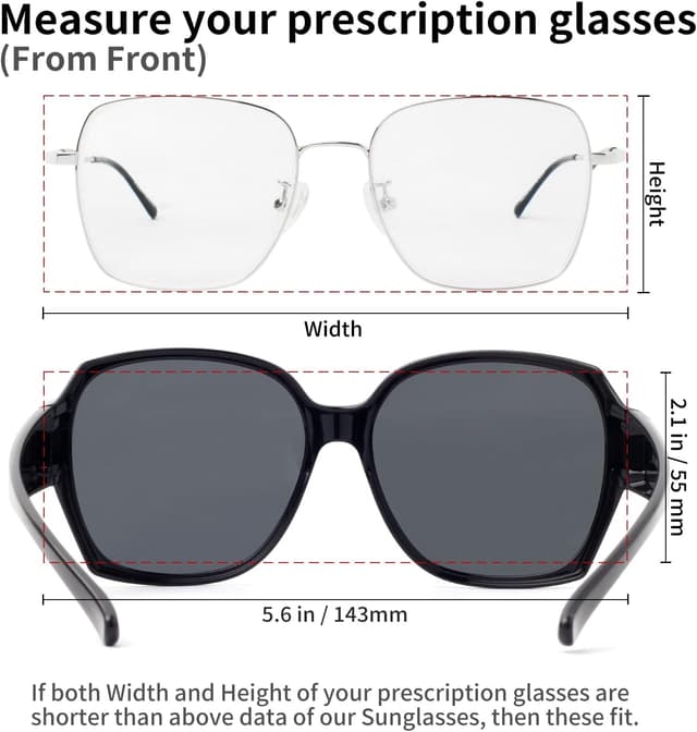 Detalle 2 de Face Shadow Überzieh-Sonnenbrille UV400