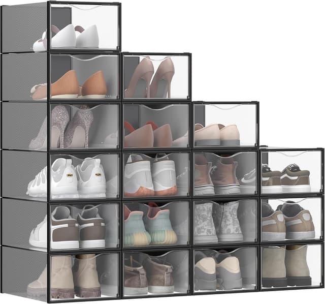 Imagen de SONGMICS Scatole Contenitori Scarpe 18 pezzi 33,2x23x14,5 cm en OfertitasTOP