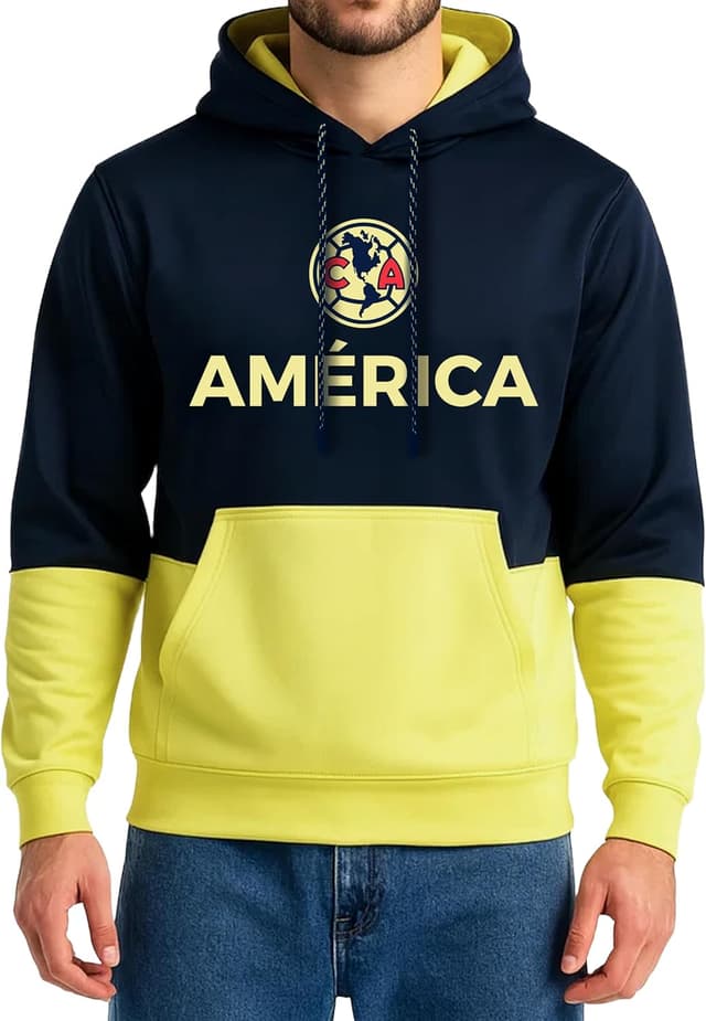 Thumbnail 6 de Icon Sports Official Club América Soccer Pullover Hoodie (Unisex Adult)