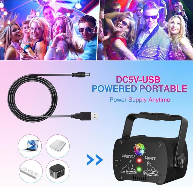 Thumbnail 6 de jagdag Luces Discoteca LED RGB 🎉