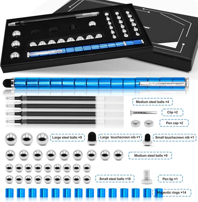 Detalle 2 de Felikray Magnetic Fidget Pen for Teens & Adults — Metal Deformation Fidget Toy