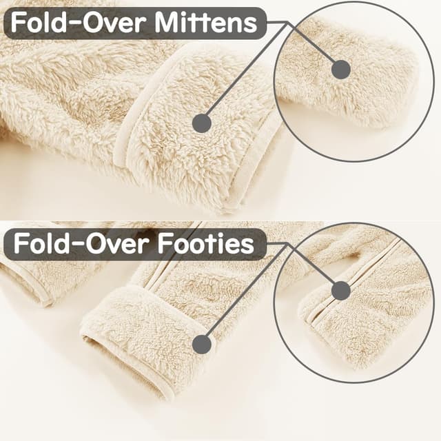 Thumbnail 1 de Fairy Baby Snowsuit 280g fleece romper