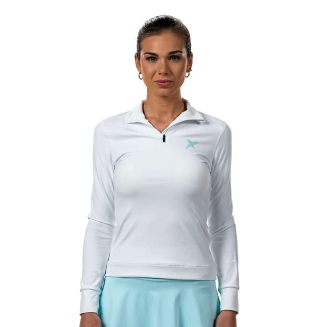 Detalle de Sudadera de pádel mujer Opalo Drop Shot