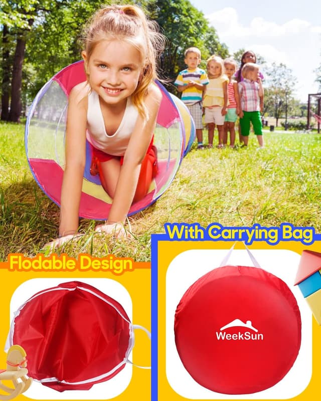 Thumbnail 4 de WEEKSUN Tunnel per bambini tunnel da gioco 180 cm