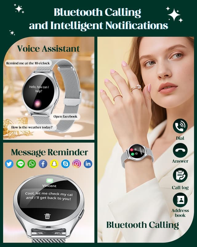 Thumbnail 2 de Smart Watch Women Smartwatch Sport