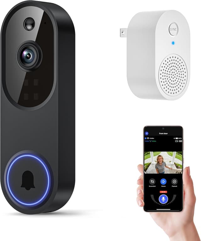 Detalle de Orbitell 1080p Wireless Video Doorbell Camera