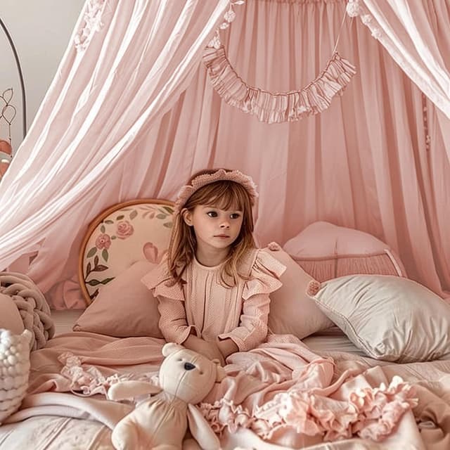 Detalle de Ginkago Ginkago Ginkago Ginkago Baldachin Kinderbett, 280 cm