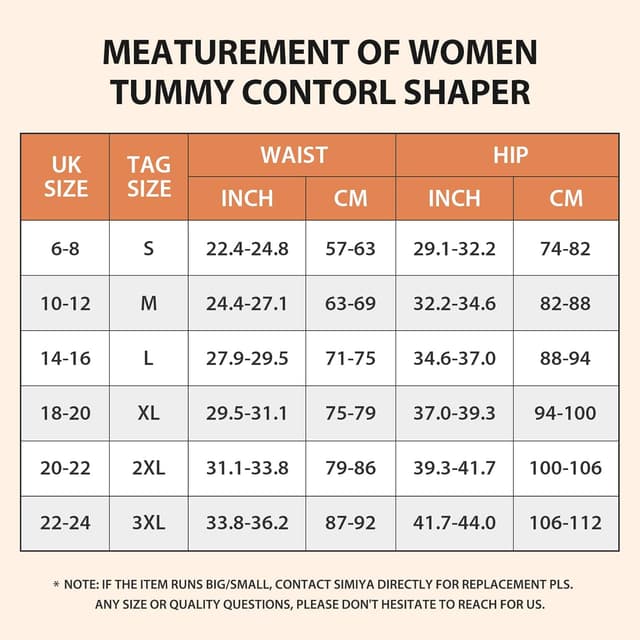 Detalle de SIMIYA Women Tummy Control Knickers High Waisted Shapewear