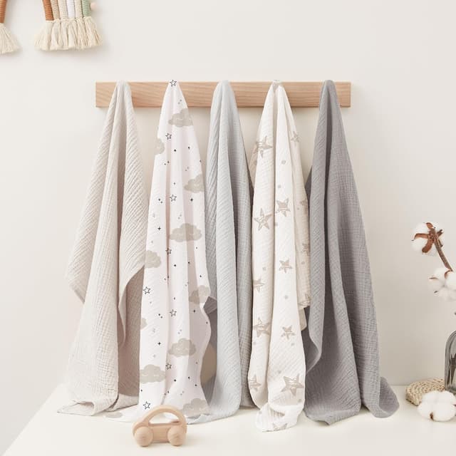 Thumbnail 5 de Susurration Muslin Cloths 60 x 60 cm 8 Pack