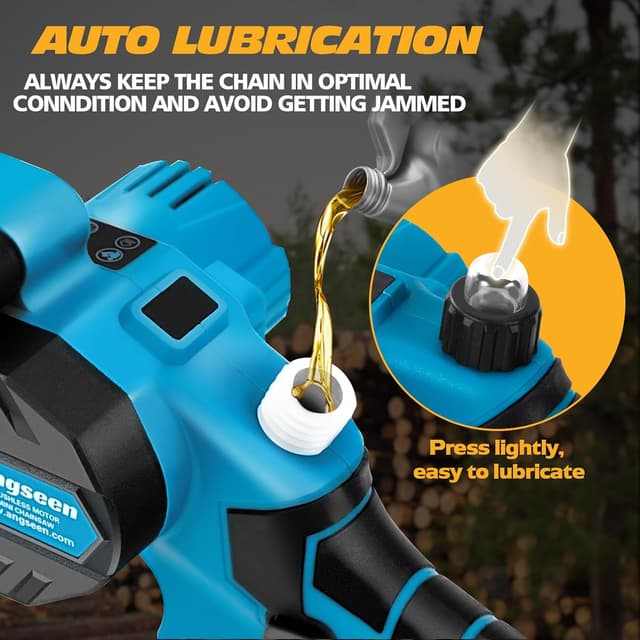 Detalle 1 de Akku Mini-Kettensäge 6 Zoll 1000 W