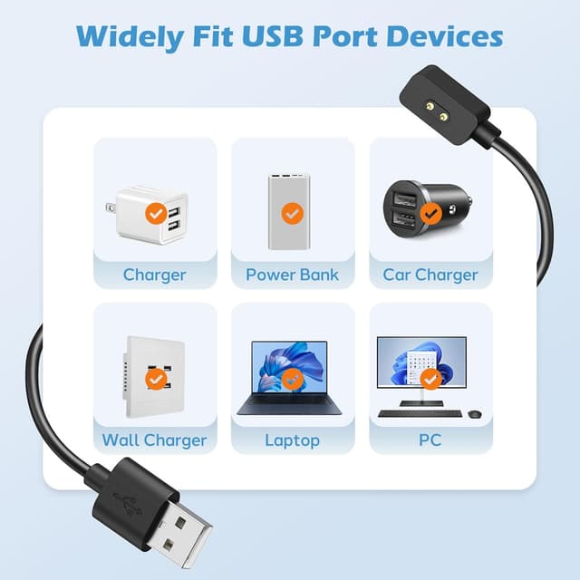 Thumbnail 5 de MoKo Charger for Xiaomi Smart Band 9 1m cable