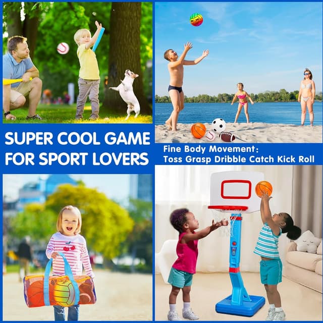 Thumbnail 4 de 5 Pack Sports Balls Set for Kids