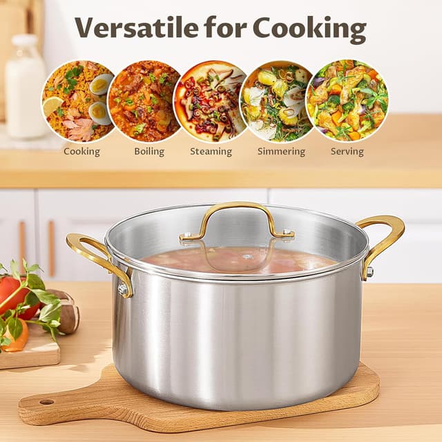 Thumbnail 4 de BEZIA 6 Quart Stockpot for Stew