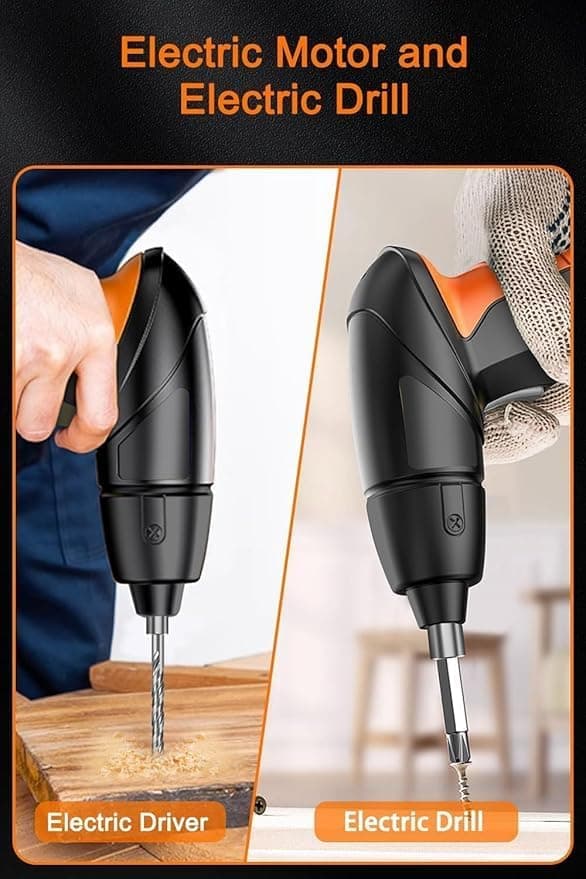 Detalle de 48-in-1 Cordless Electric Screwdriver with 46 Bits 🛠
