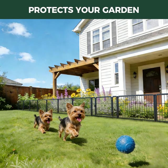 Detalle de FXW Yard Garden Fence 29.3 ft heavy duty