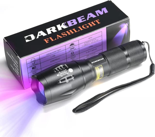 Detalle de DARKBEAM A100 UV-Taschenlampe 365 nm đŠ