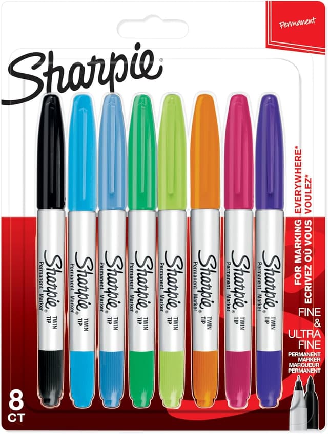 Imagen de Sharpie pennarelli indelebili doppia punta 8 pezzi en OfertitasTOP