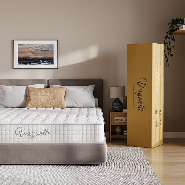 Detalle 2 de Vesgantti 4FT6 Double 10-inch Hybrid Mattress