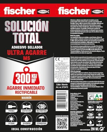 Thumbnail 1 de Fischer Adhesivo Sellador MS Profesional 290 ml