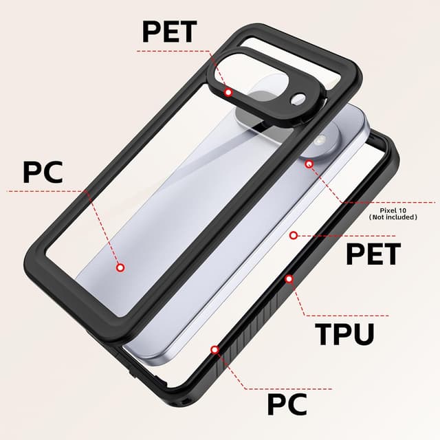 Detalle de Google Pixel 10 waterproof case IP68