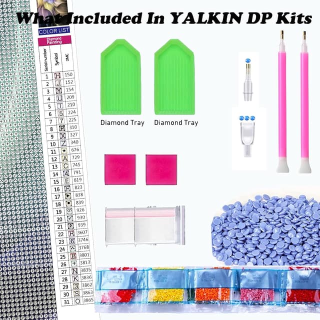 Thumbnail 3 de YALKIN 5D Diamond Painting XXL 40x80 cm