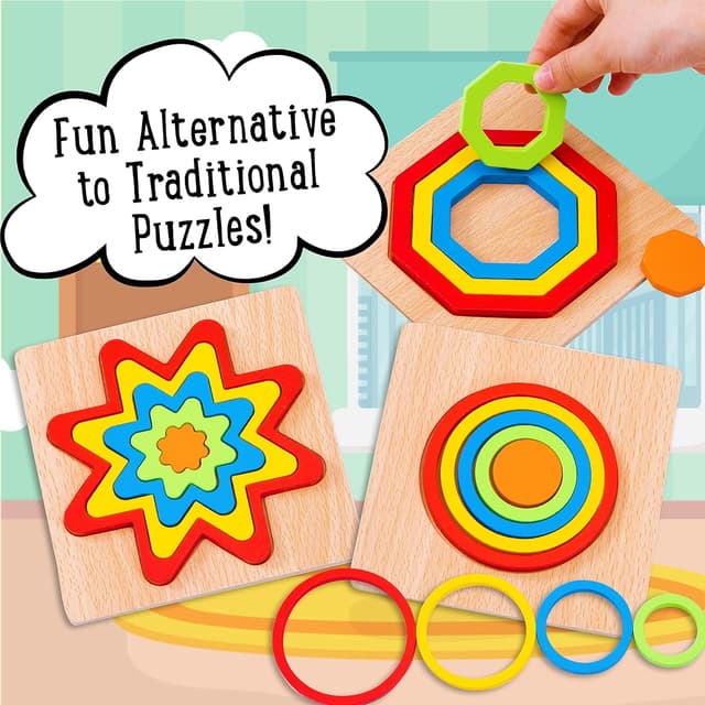 Detalle 2 de Jaques of London Montessori Puzzles for Toddlers